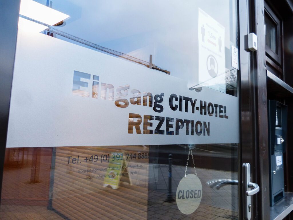 Rezeption CityHotel in Magdeburg
